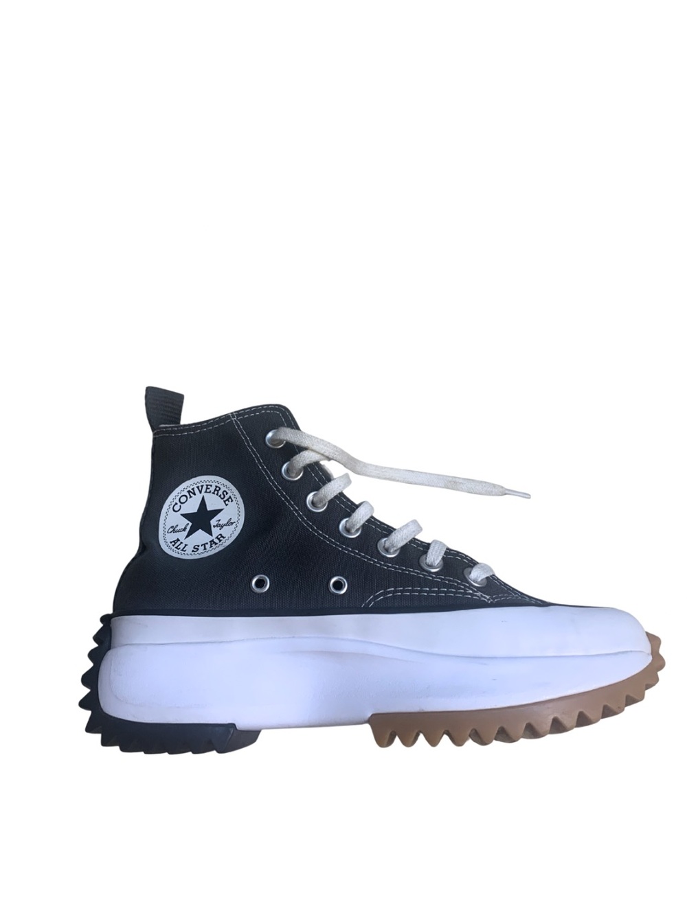 Converse Chuck Taylor All Star High Top Platform Sneakers Gray Streetwear Grunge - Picture 5 of 15